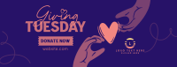 Give back this Giving Tuesday Facebook Cover Design
