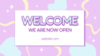 Welcome Now Open Animation Image Preview
