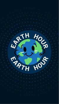 Earth Hour Facebook Story Design
