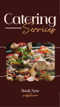 Delicious Catering Services TikTok Video Design