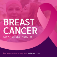 Cancer Awareness Campaign Instagram Post Design