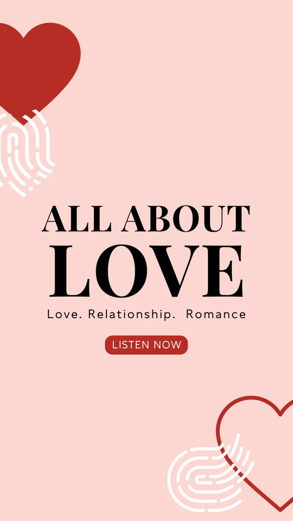 All About Love Facebook Story Design