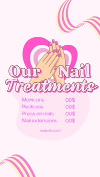 Nail Treatments List Facebook story Image Preview