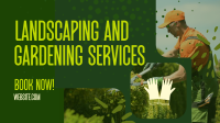 Landscaping & Gardening Animation Image Preview