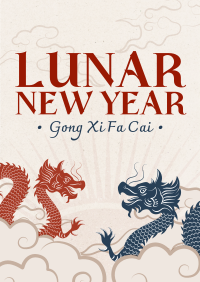 Oriental Lunar New Year Flyer Image Preview