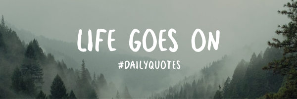 Life Goes On Twitter Header Design