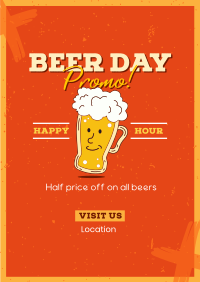 Happy Beer Flyer Design