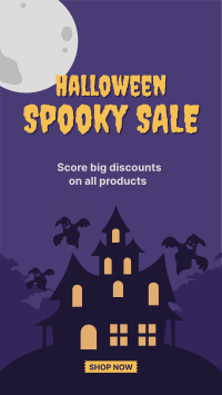 Spooky Sale Instagram story Image Preview