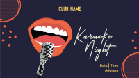 Karaoke Classics Night Facebook Event Cover Design
