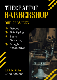 Grooming Barbershop Poster Design