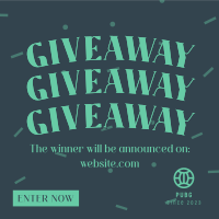 Confetti Giveaway Announcement Instagram post Image Preview