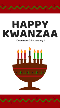 Happy Kwanzaa Facebook story Image Preview