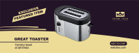 Great Toaster Facebook cover Image Preview