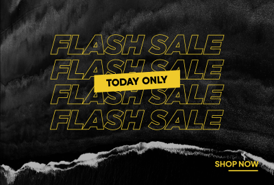 Flash Sale Yellow Pinterest board cover Image Preview