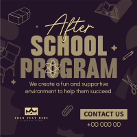 Tutoring School Service Instagram Post Design