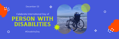 Disability Day Awareness Twitter header (cover) Image Preview