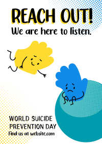 Reach Out Suicide prevention Poster Image Preview