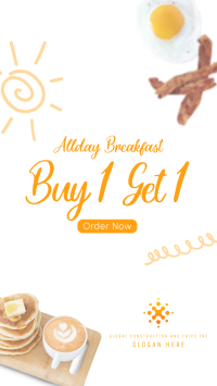 All Day Breakfast Instagram Story Design