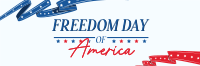 Freedom Day of America Twitter Header Image Preview