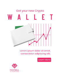 Get Crypto Wallet  Flyer Design