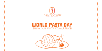 World Pasta Day Vector Twitter post Image Preview
