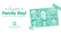 Adorable Day of Families Animation Image Preview