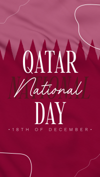 Qatar National Day Greeting Facebook Story Design