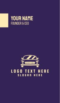 Classic Vintage Automobile Car Business Card Design