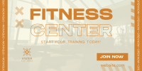 Fitness Training Center Twitter post Image Preview