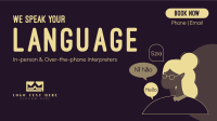 We Speak Your Language Facebook event cover Image Preview