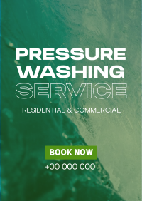 Professional Pressure Wash Poster Design
