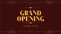 Elegant Grand Opening Facebook Event Cover Image Preview