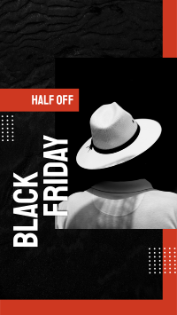 Classy Black Friday Hat Instagram story Image Preview