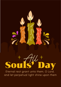 All Souls Day Prayer Flyer Design