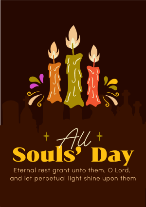 All Souls Day Prayer Flyer Image Preview