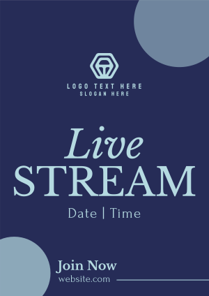 Live Stream On Flyer Image Preview