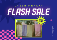 Cyber Flash Sale Postcard Image Preview