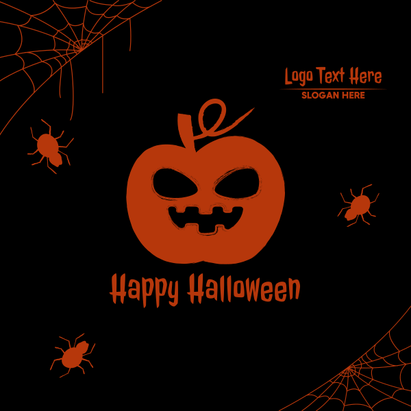 Halloween Scary Pumpkin Instagram Post Design Image Preview