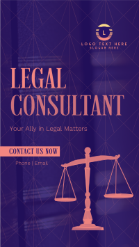 Corporate Legal Consultant TikTok Video Design