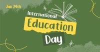 Education Day Awareness Facebook ad Image Preview