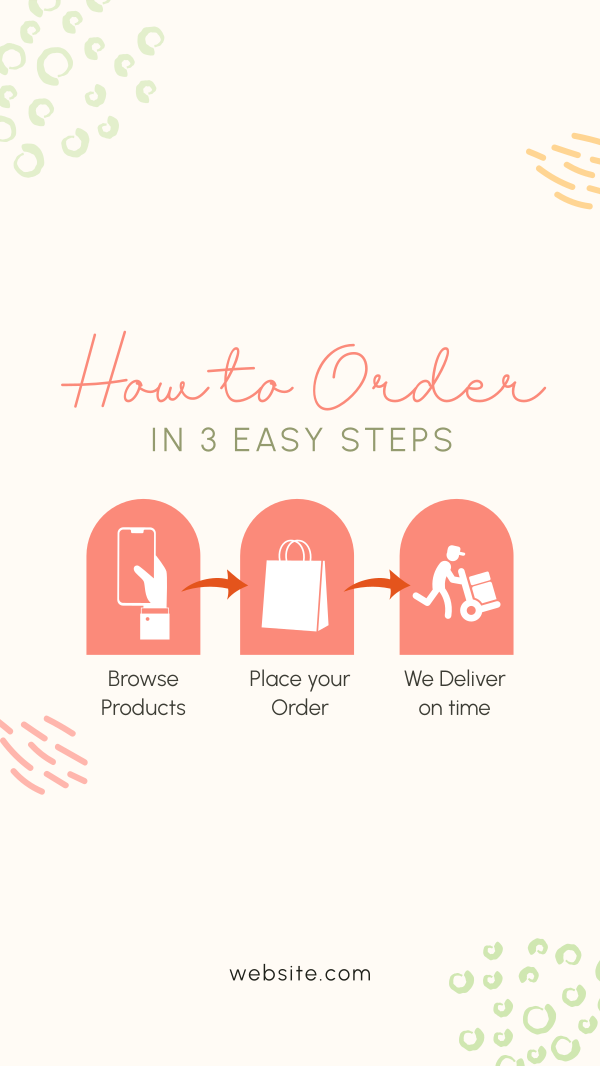 Easy Order Guide Instagram Story Design Image Preview