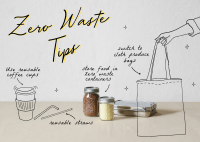 Zero Waste Tips Postcard Image Preview