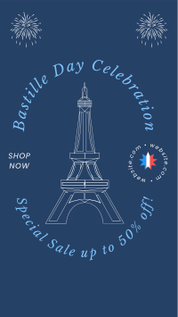 Bastille Special Sale Instagram Story Design