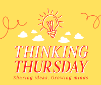Thinking Thursday Ideas Facebook Post Design
