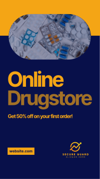 Online Drugstore Promo Facebook story Image Preview