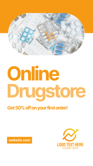 Online Drugstore Promo Facebook story Image Preview