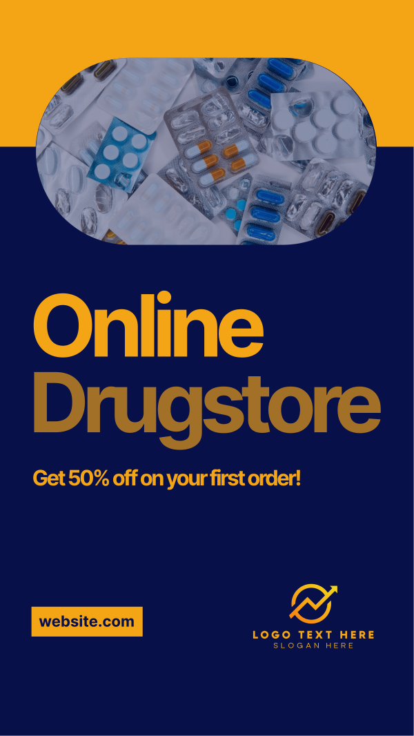 Online Drugstore Promo Facebook Story Design Image Preview