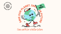 World Environment Day Mascot Zoom Background Image Preview