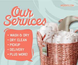 Swirly Laundry Services Facebook post Image Preview
