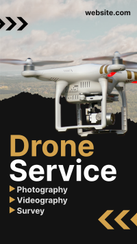 Drone Services Available Facebook story Image Preview